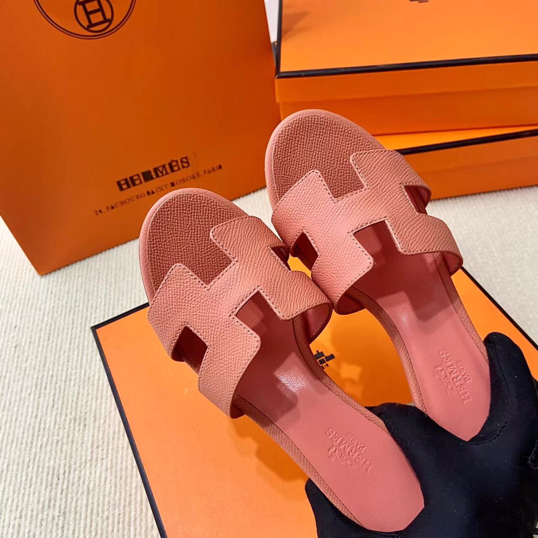 에르메스 올수공 오아시스 슬리퍼 샌들 앱송 36